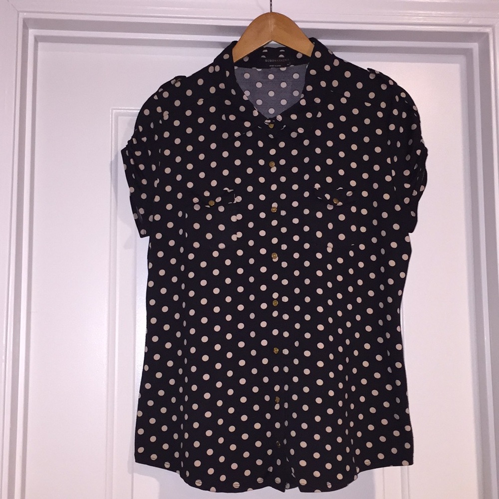 BCBGMaxazria Button-up Top